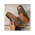thumbnail image 5 of Womens Comfortable Slip-On Sandals Fashion Summer Design with Tassels and Straw Fabric, 5 of 6