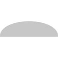 thumbnail image 5 of Ekena Millwork 56"W x 15"H x 2"P Elliptical Smooth Architectural Grade PVC Pediment, 5 of 7