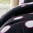 thumbnail image 4 of VCNY Home Kids' Sophie 10-Piece Black/Pink Polka Dot Polyester Bed in a Bag, Full, Girls, 4 of 7