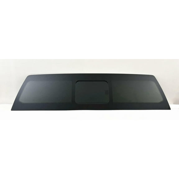 Tempered Rear Manual Slider Window Back Glass Compatible with Ram 1500 Pickup 2019-2024 Models (Not For 1500 Classic)