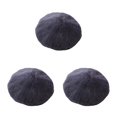thumbnail image 4 of sweethay Gorros de boina estilo coreano clásico cómodo sombrero invierno romántico a prueba de viento sombreros suministro de ropa gris Type1 NO1, 4 of 6