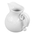 thumbnail image 4 of Raindrops White Ceramic Flower Vase with for Decor and Stable Storage, 4 of 8