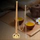 thumbnail image 3 of Brass hand bell with wooden handle and instrument for chanting Buddhist scriptures, 3 of 3