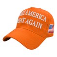 thumbnail image 3 of 2024 MAGA Donald Trump Hat Dome Sunshade Béisbol Americana () Naranja, 3 of 6
