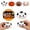Football, variant on Baseball Dumpling Squishy with Steamer Box, Sports Theme Squishy Bao Fidget Toy for Stress Relief, Novelty Birthday and Holiday Gift for Squishy Collectors