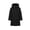 r-67Black1, variant on Ladies Winter Coat Fashionable Minimalist Solid Color Hooded Down Padded For Warm Thick Loose Padded Relaxed Fit Home Jacket