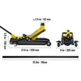 thumbnail image 3 of VEVOR Floor Jack, 2.5 Ton Low Profile Floor Jack, Heavy-duty Steel Racing Floor Jack With Single Piston Lift Pump, Floor Jack Lifting Range 3.35"-14.96", 3 of 9