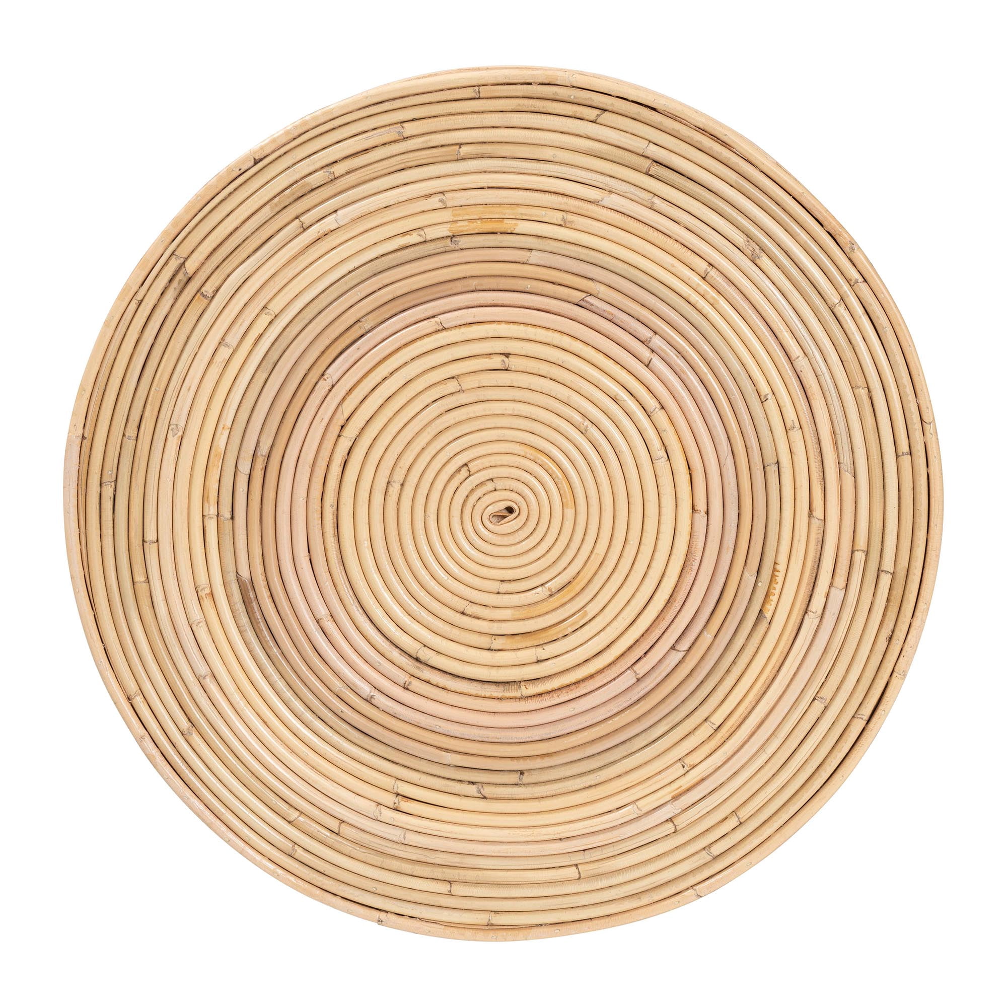bali & pari  Brookwood Boho End Table, Natural Rattan