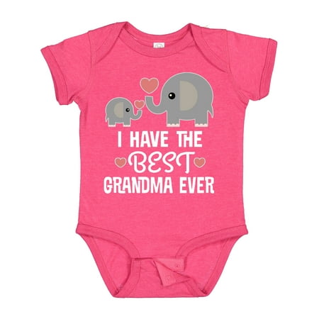 

Inktastic Grandchild Best Grandma Ever Gift Baby Boy or Baby Girl Bodysuit