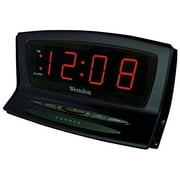 Westclox 70012Bk Alarm Clock, Black