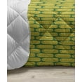 thumbnail image 3 of Romantic Down Alternative Comforter, Love Lettering and Tulip Bouquets Doodle Summer Garden Blossoms, Microfiber Quilt for All Season, 5 Sizes, Champagne and Multicolor, by Ambesonne, 3 of 3
