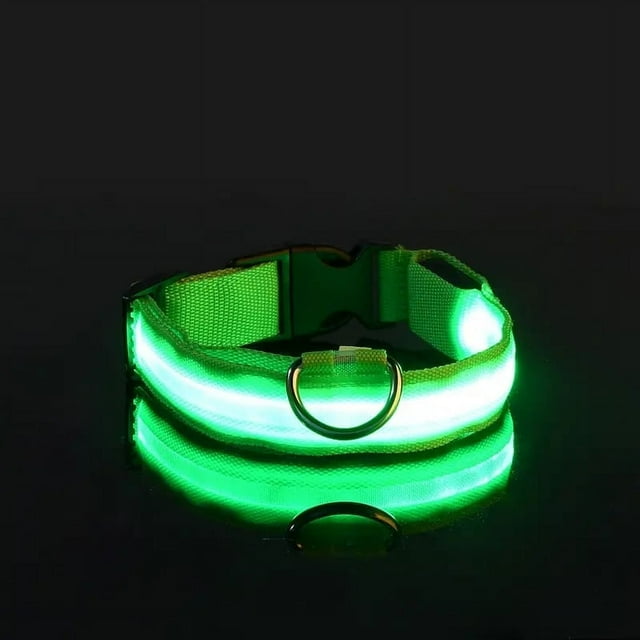 Pet Collar Cat Luminous Pet LED No Printed Luminous Safety Collar for Cats Dogs