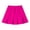Hot Pink, variant on Girls Pleated Mini Skirt Toddler Elastic Waist School Uniform Skirts for Kids Solid Color Clothes
