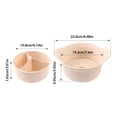thumbnail image 2 of BotaniNest Silicone Microwave Steamers Food Grade Microwave Rice Cooker With Handle Lid For Vegetables//Baby Food Cooking Dining, 2 of 6