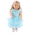 thumbnail image 2 of A-Waroom 1Pcs 18 inch Dolls Dress Summer Lace Wedding Dress Party Dress Costume for 18 inch Doll, 2 of 4