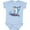 AE-Light Blue, variant on Inktastic Fourth of July Shark Surfing Boys or Girls Baby Bodysuit