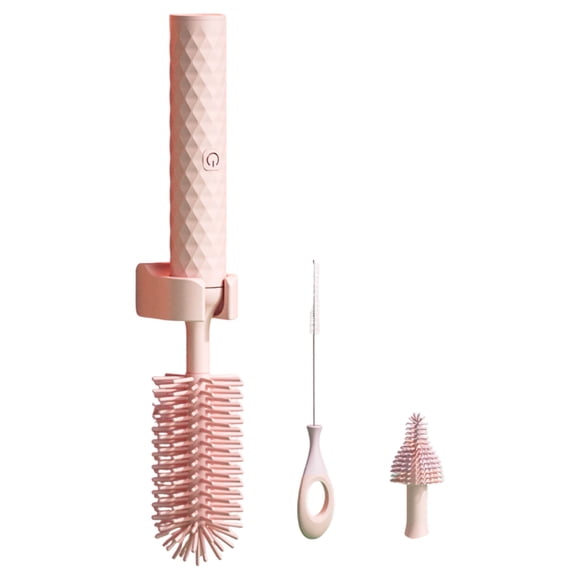Cepillo eléctrico Billuyoard para biberones limpiador de tetinas rosa 3 piezas