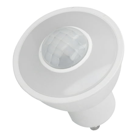 

Spptty GU10 Bulb Infrared Body Sensing Bulb 5W 500LM LED Bulb for Ceiling Corridor AC100-240V White Light LED Bulb Light Fixture