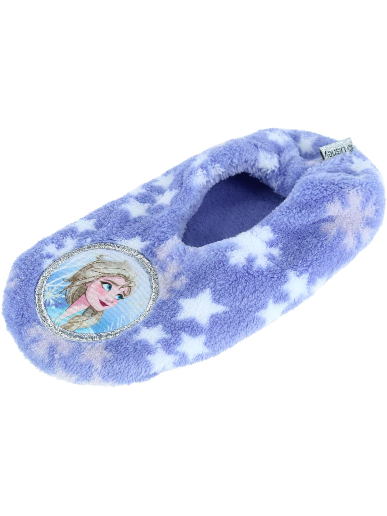 New Textiel Trade Girl/'s Disney Frozen Elsa Star and Snowflake Slippers