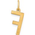 thumbnail image 3 of 14K Yellow Gold 14Ky Letter F Initial Pendant - Jbsp, 3 of 5