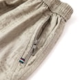 thumbnail image 3 of Sngxgn Mens Casual Shorts - Drawstring Summer Beach Stretch Shorts with Pockets(Khaki,XXXL), 3 of 4