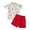 White-b, variant on MUXiin Toddler Boys Valentine's Day Short Sleeve Hearts Printed T Shirt Tops Shorts Gentleman Kids Outfits Preppy Clothes