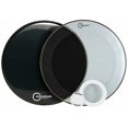 thumbnail image 2 of Aquarian Force Series Bass Drum Head Pak Black 22 in., 2 of 2