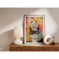 thumbnail image 2 of Panda on Toilet Reading Newspaper Painting Bathroom Art Print Funny Animal Poster Modern Abstract Colorful Home Decor Wall Decor, 2 of 3