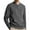 Dark Gray, variant on QUNYINEY Long Sleeve Mens Sweatshirts Henley Gray Solid Casual Tops with Pocket Button Drop Shoulder Relaxed Fit Sweatshirts