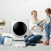 Costway 1700W Portable Clothes Dryer Electric Tumble Laundry Dryer Stainless Steel Tub 13.2 lbs /3.22 Cu.Ft