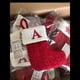thumbnail image 4 of Calcetines navideños de Año Nuevo, letras del alfabeto de copo de nieve rojo, calcetín tejido de Navidad, decoración del árbol de Navidad para el hogar, regalo de Navidad, 4 of 4
