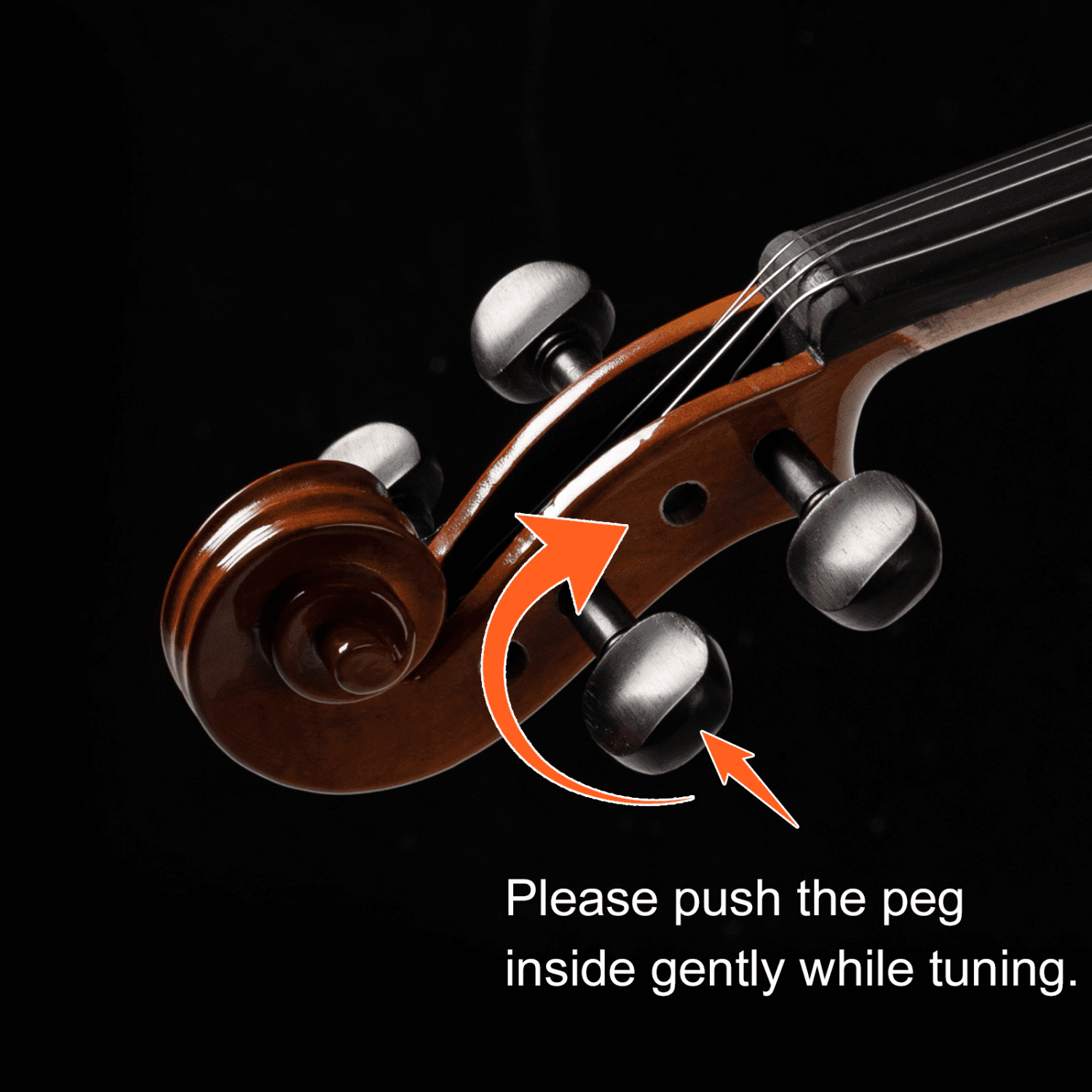 Hassch Violin 4/4, Fiddle Set for Beginner Adults with Case, Bows, Bridge, Extra Strings and Digital Metronome Tuner Tone Generator, Natural Varnish