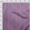 thumbnail image 3 of oneOone Velvet Purple Fabric Geometric Allover Modern Traditional Sewing Material Print Fabric By The Yard 58 Inch Wide, 3 of 4