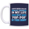 thumbnail image 2 of ThisWear Birthday Gift for Grandpa Called Many Things Pop-Pop is Best 11 ounce 2 Pack Coffee Mugs Blue, 2 of 4