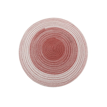 

Kitchen 2PC Round Insulation Mat Table Mat Nordic Western Food Placemat Bowl Mat Tea Mat Kitchenware Tableware