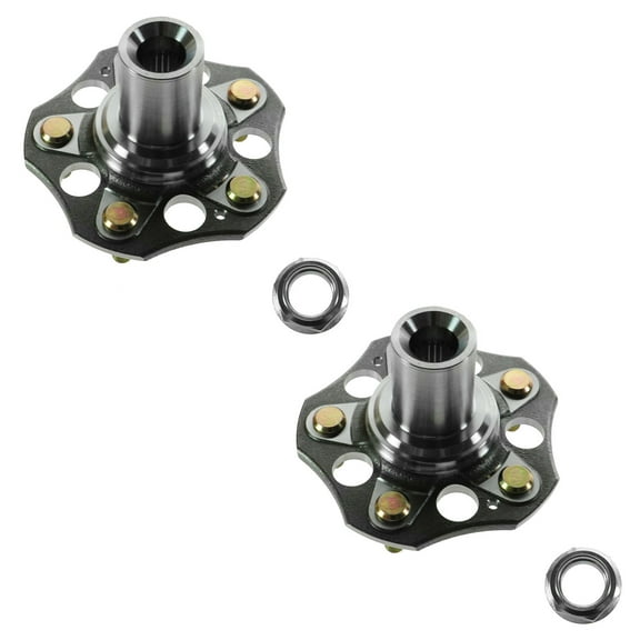 TRQ Wheel Hubs Rear Left & Right Pair Set for 03-11 Honda Element BHA53022