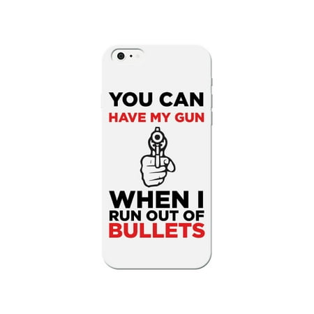 iCandy Products You Can Have My Gun When I Run Out of Bullets Phone Case for the Iphone (Best Way To Run With Phone)
