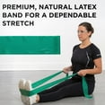 thumbnail image 4 of THERABAND Resistance Bands, 50 YD, Green, Heavy Thickness, 4.6 LBS Resistance, Level 4, 4 of 9