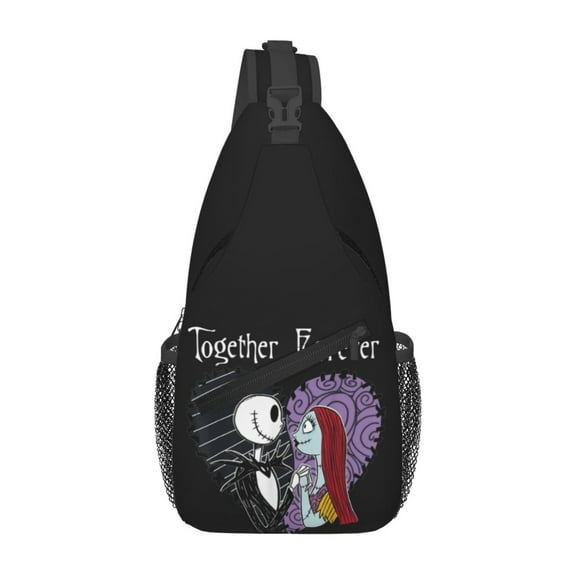 The Nightmare Before Christmas Sling Bag Unisex Crossbody Backpack Casual Cross Chest Bag Diagonally Shoulder Chest Pack
