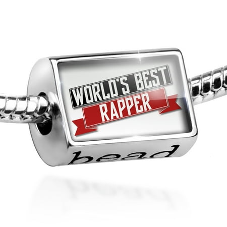 Bead Worlds Best Rapper Charm Fits All European (Best Selling Female Rapper)