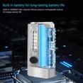 thumbnail image 4 of Mini linternas EDC 1000LM UV luz alarma zumbador antorcha (negro transparente), 4 of 7