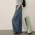 thumbnail image 7 of ShiShine Wide Leg Sweatpants for Women High Waisted Joggers Casua Pants with Pockets, 7 of 7
