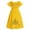 Yellow, variant on Mexican Dress for Girls Off-Shoulder Sunflower Print Drape Traditional Fiesta Ethnic Dresses