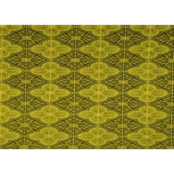 Ahgly Company Machine Washable Indoor Rectangle Transitional Dark Bronze Brown Area Rugs, 5' x 8'
