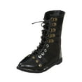 thumbnail image 2 of Accesorios de zapatos de muñecas de 1/3 de botas negras casuales de punta puntiaguda PU, 2 of 9