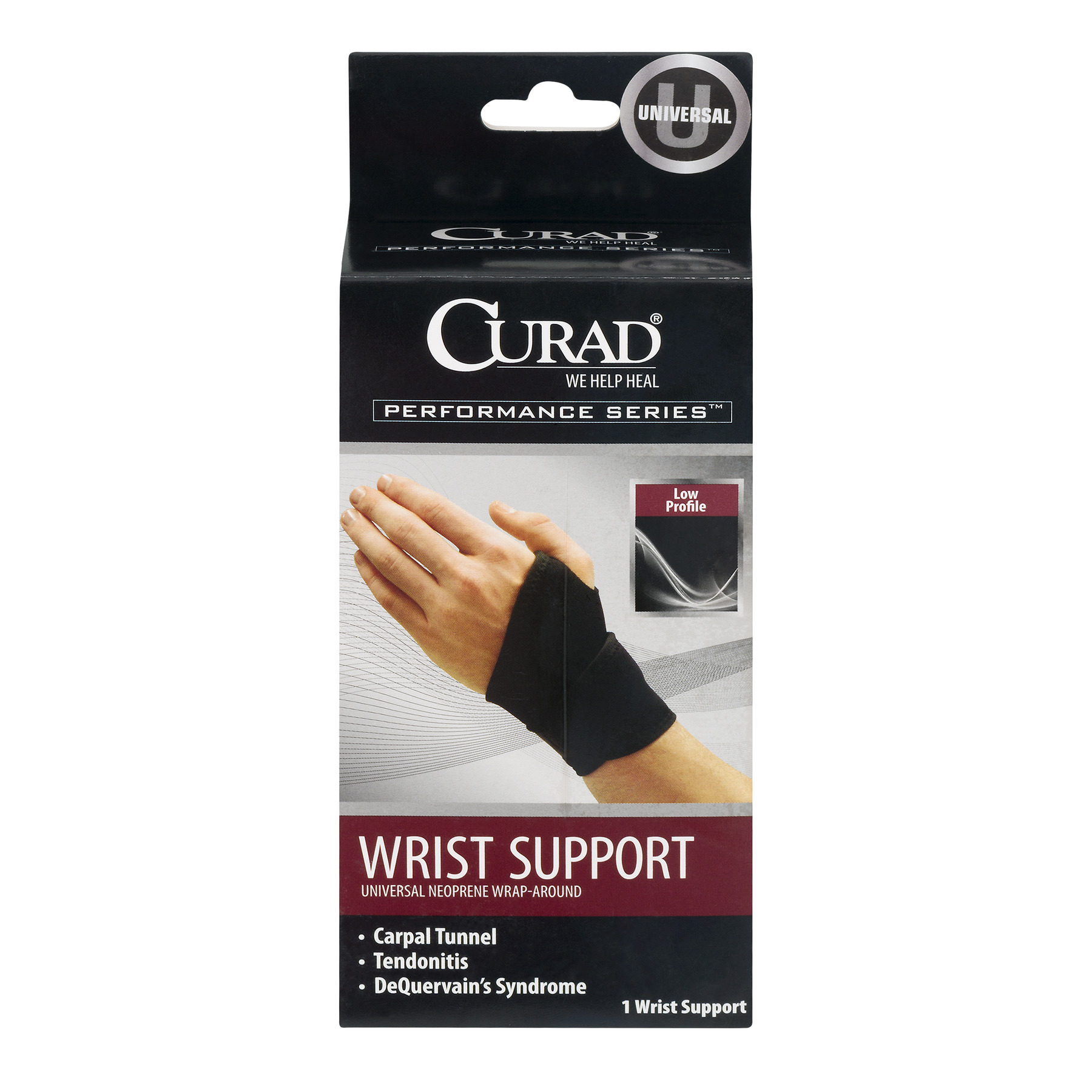 Curad Performance Series Wrist Support, 1.0 CT