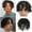 Black, variant on Ediodpoh Black Crochet Braided Hair Hop Men's African American Hair Fiber Curly Hair Piece Men's Wig Male Braid Set Head Style Short Hair Exaggerated Styling Acting Cool Hop Wigs for Women Black