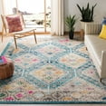 thumbnail image 3 of SAFAVIEH Madison Lanford Southwestern Area Rug, Dark Blue/Yellow, 10' x 14', 3 of 9