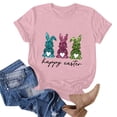 thumbnail image 5 of Camiseta de Cuello Redondo de Impresión de Pascua de Moda de Primavera Y Verano para el Uso Diario, 5 of 5