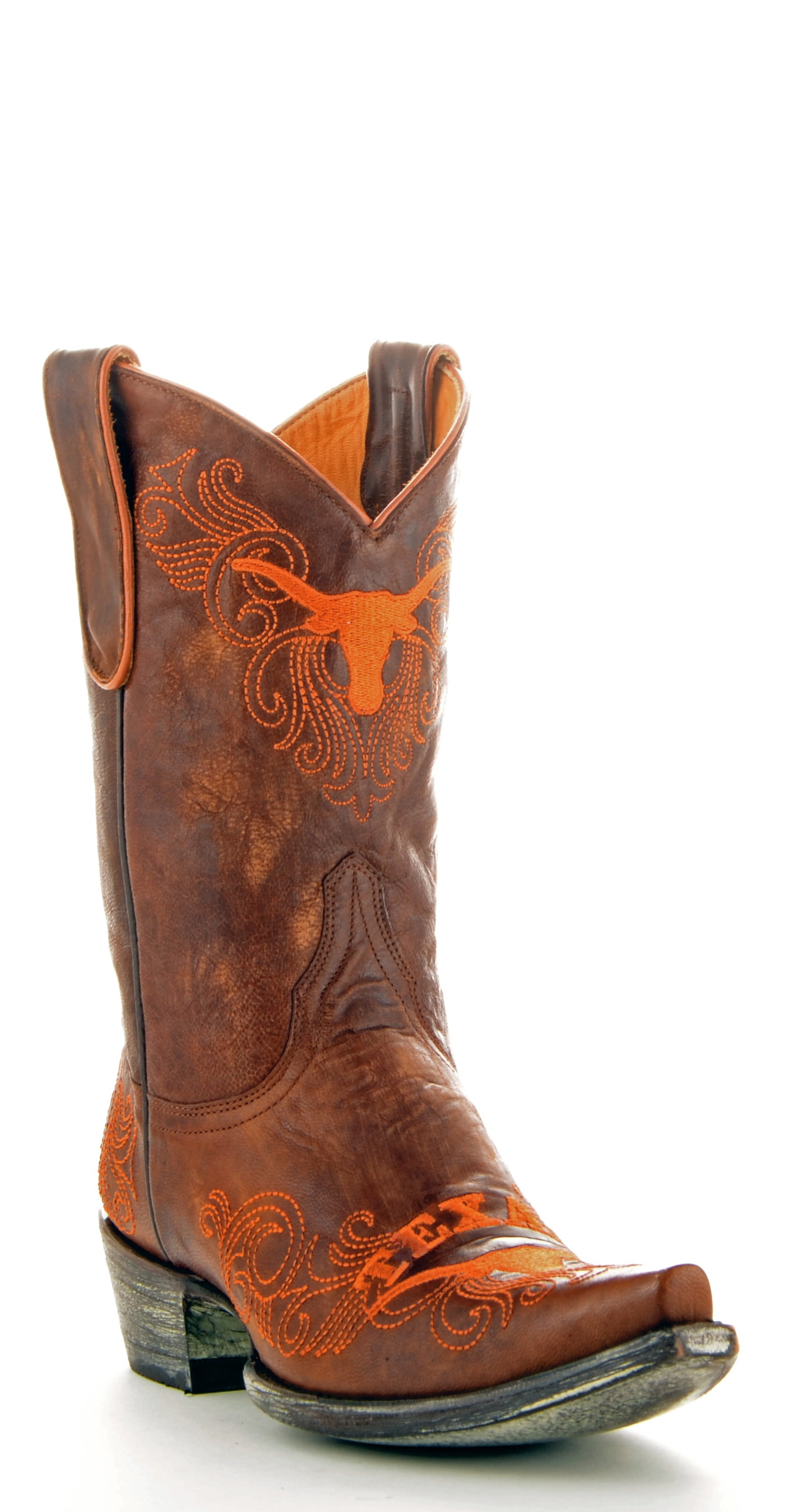 Gameday Boots Womens College Team Texas Longhorns Brass UT-L073-1 by Gameday Boots
